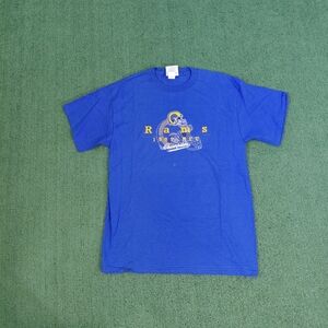 VINTAGE 1999 St Louis Rams NFC Champions Embroidered T Shirt Size Large